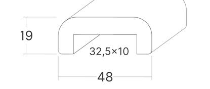 Profilové madlo HLPD4819